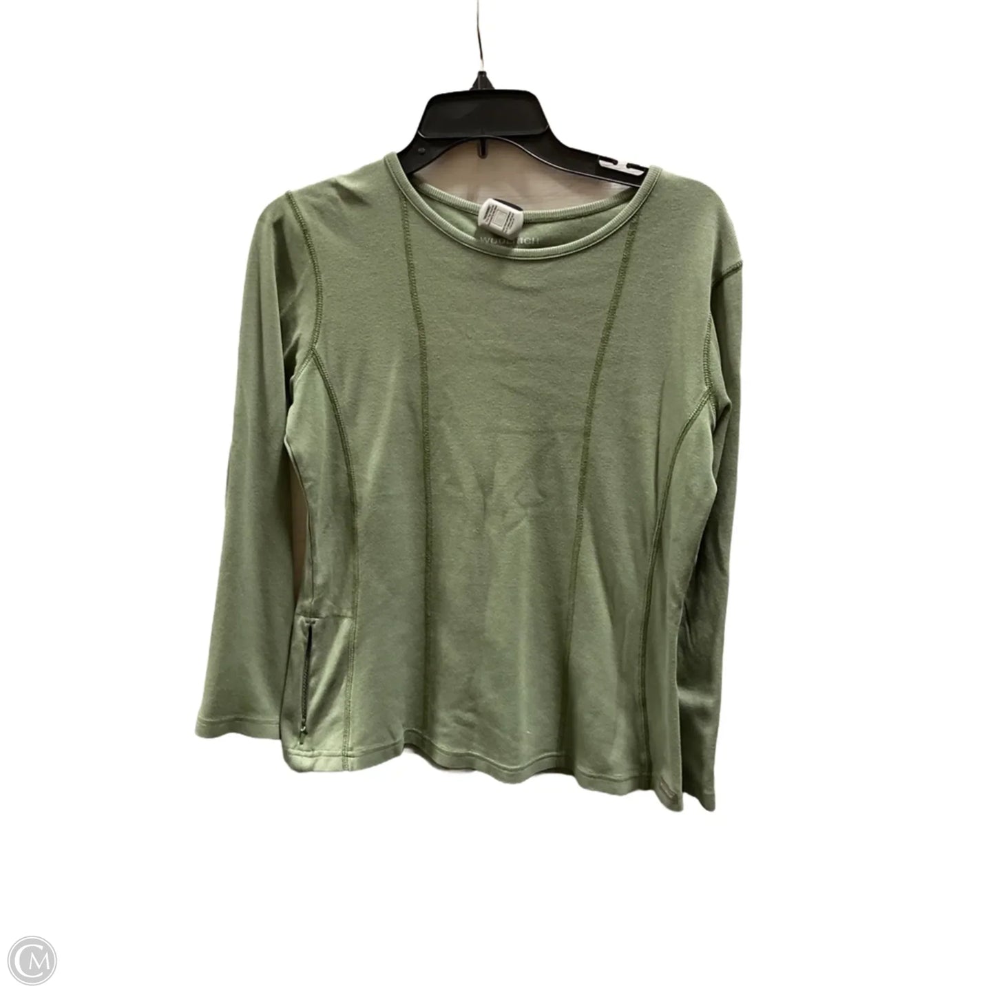 Top Long Sleeve Basic By Woolrich In Green, Size: Xs