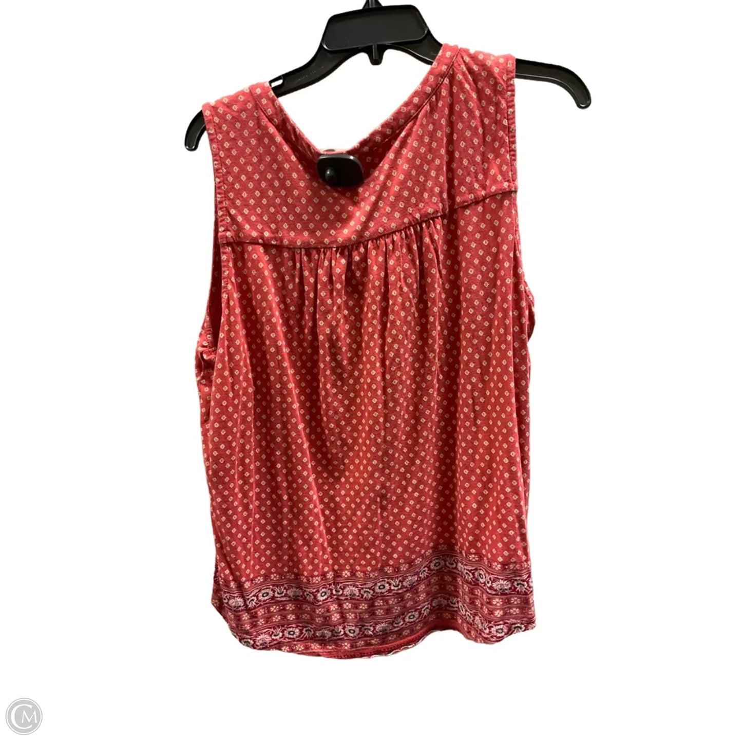 Top Sleeveless By Lucky Brand In Red, Size: Xl