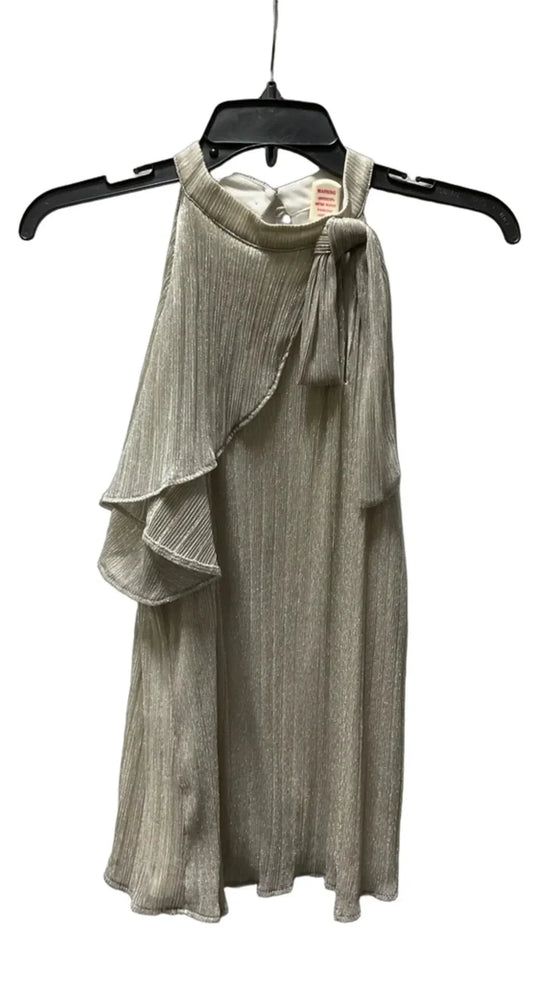 Top Sleeveless By White House Black Market In Silver, Size: M