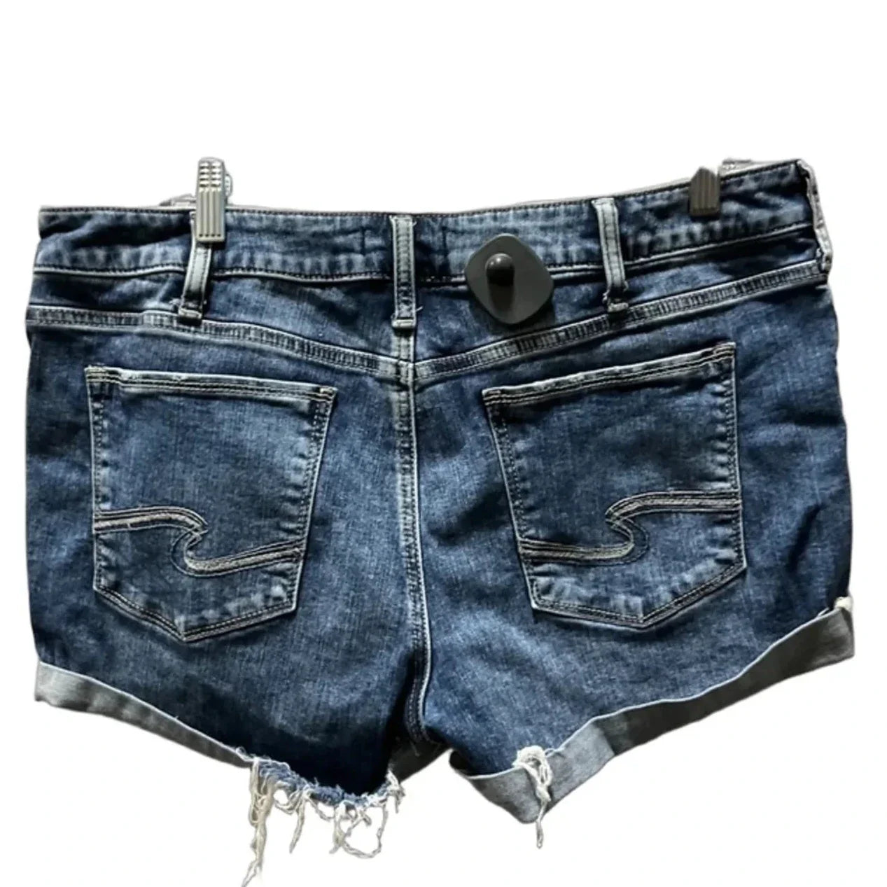 Shorts By Silver In Blue Denim, Size: 14