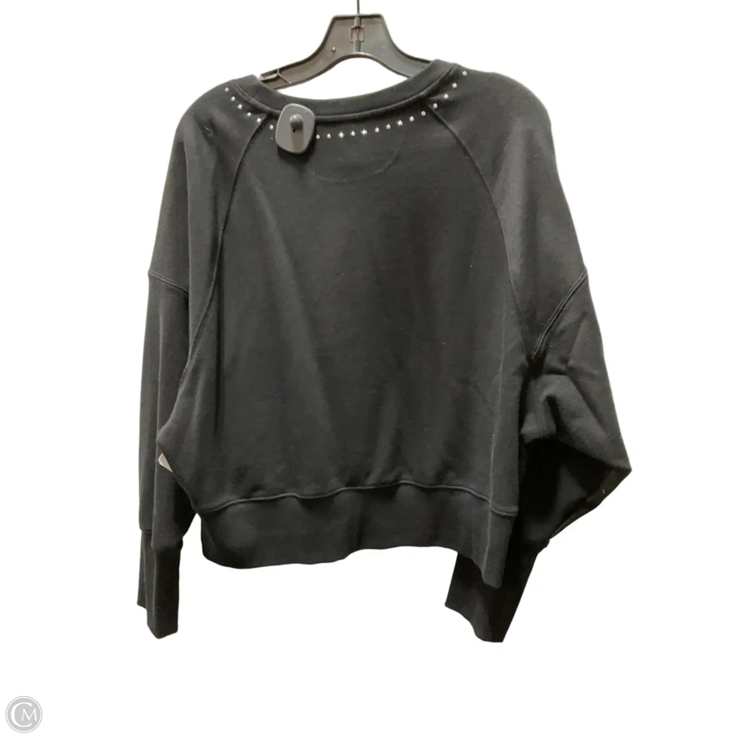 Sweatshirt Crewneck By Dkny In Black, Size: L