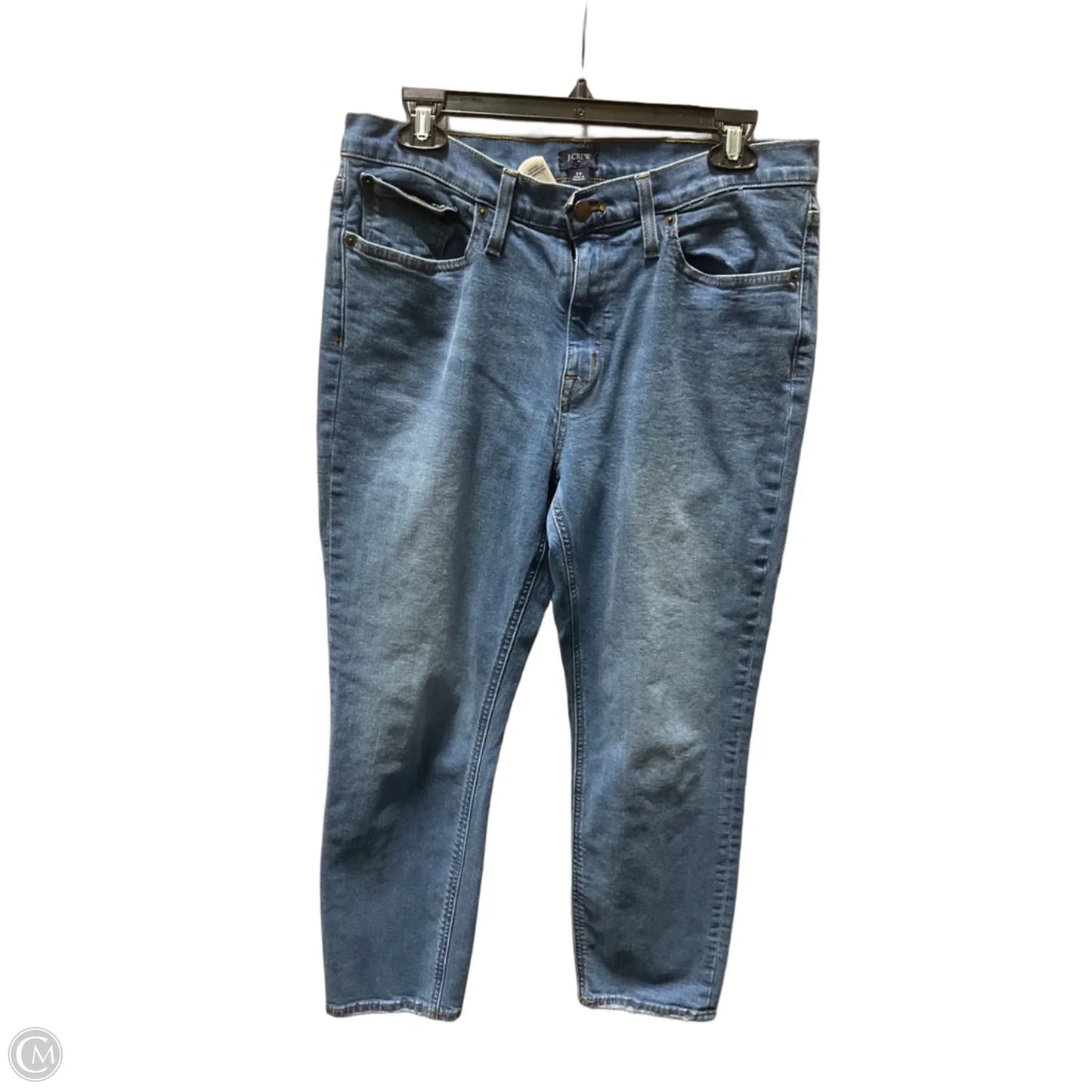 Jeans Straight By J. Crew In Blue Denim, Size: 6