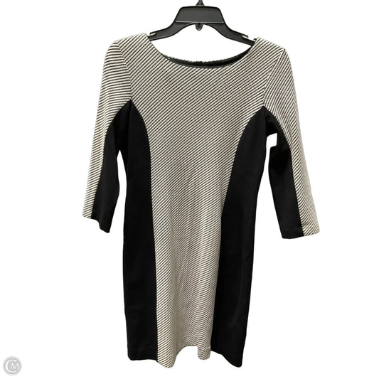 Dress Casual Midi By Banana Republic In Black & White, Size: S