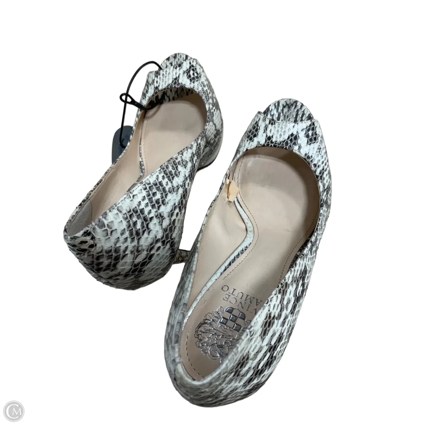 Shoes Heels Stiletto By Vince Camuto In Snakeskin Print, Size: 6.5