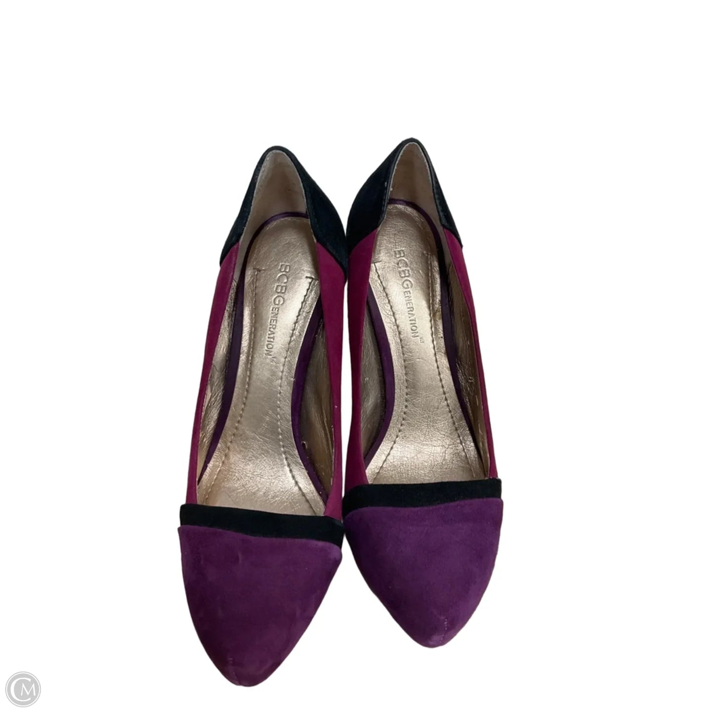 Shoes Heels Stiletto By Bcbg In Pink & Purple, Size: 6.5