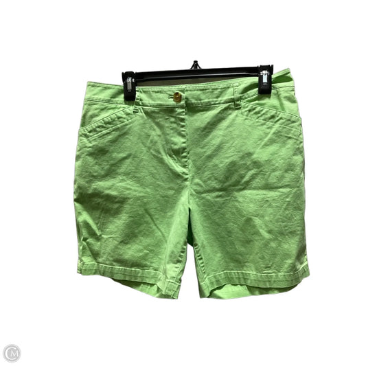 Shorts By Talbots In Green, Size: 10