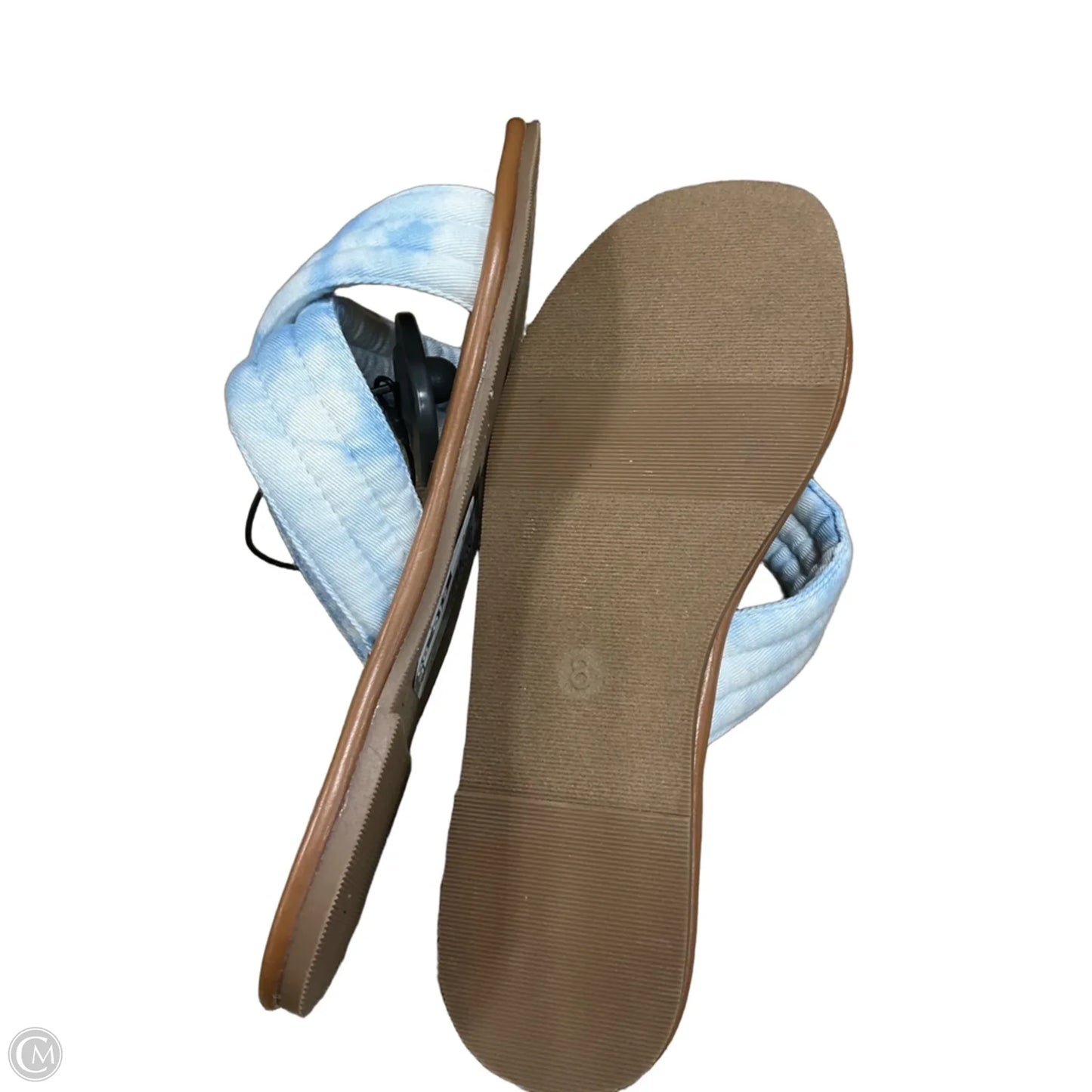 Sandals Flats By Shade & Shore In Blue, Size: 8