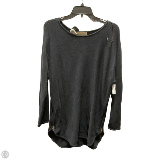 Top Long Sleeve By Michael By Michael Kors In Black, Size: L