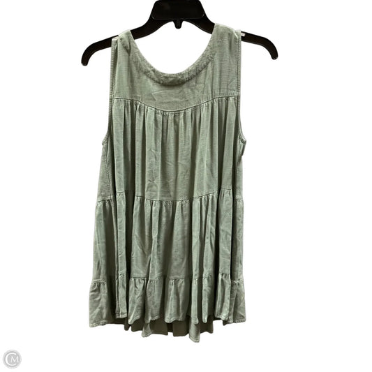 Top Sleeveless By Indigo Soul In Green, Size: M