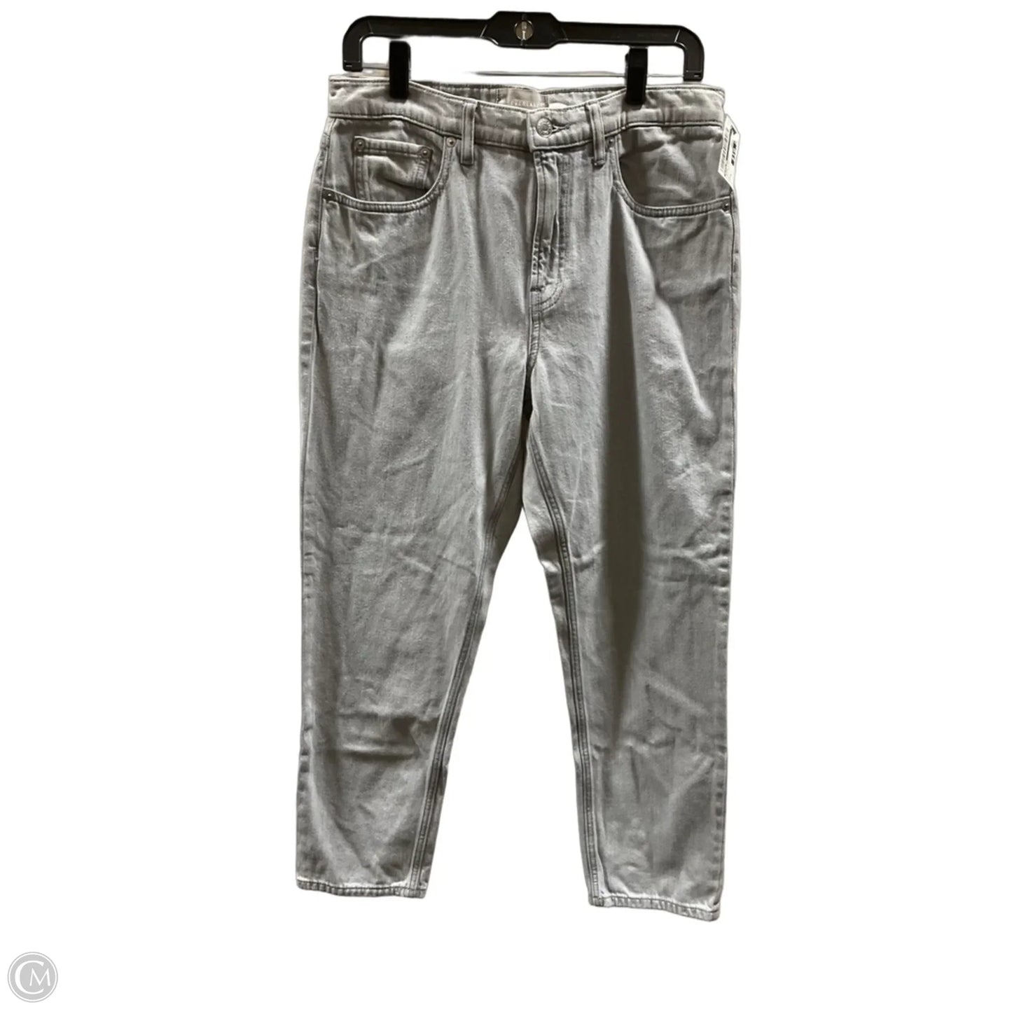 Jeans Straight By Everlane In Grey Denim, Size: 6