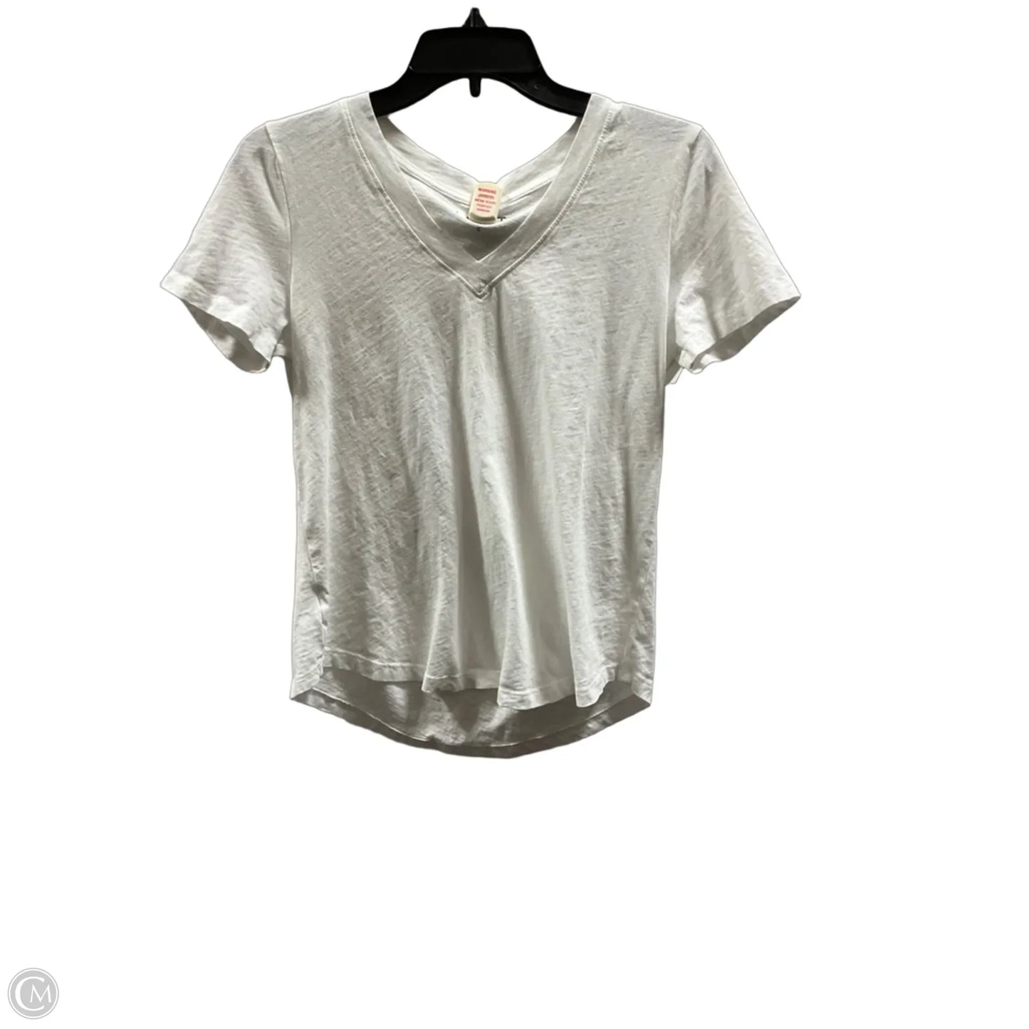 Top Short Sleeve Basic By Loft In White, Size: S