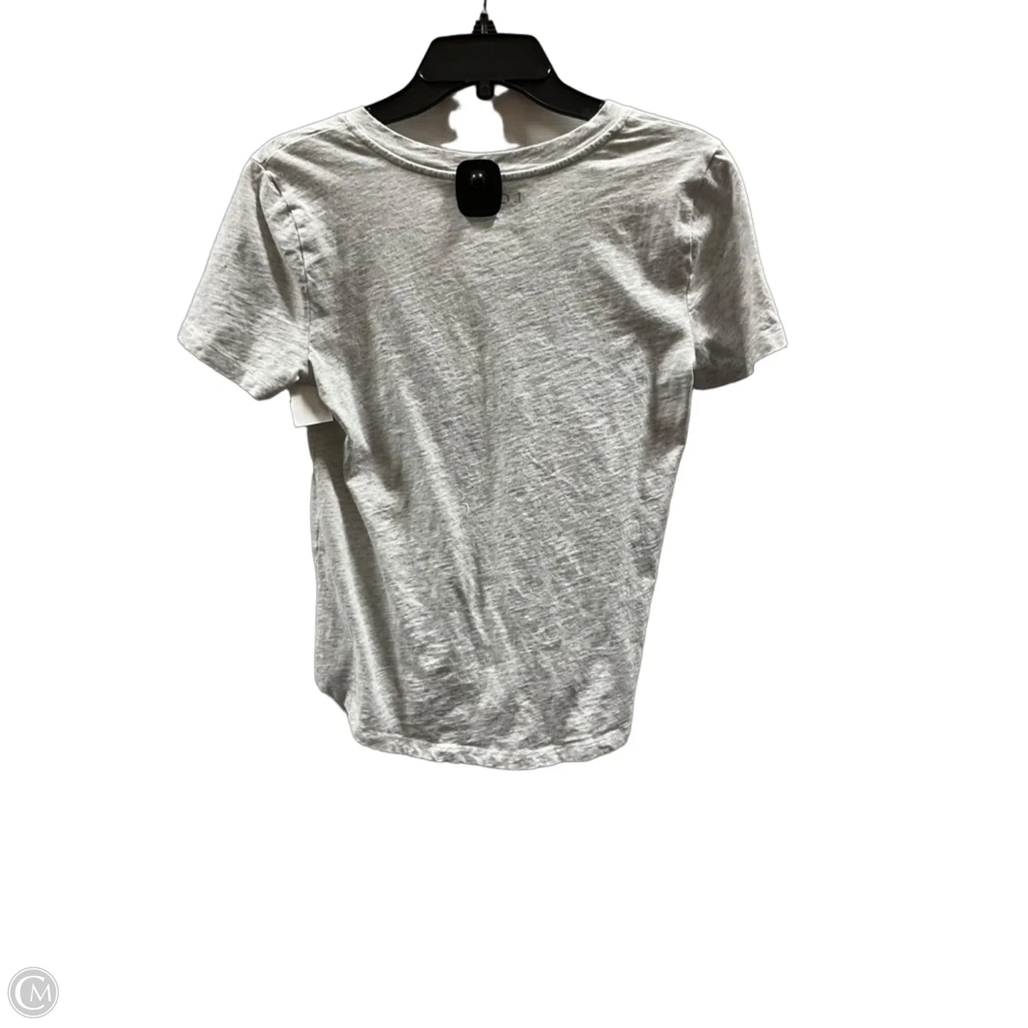 Top Short Sleeve Basic By Loft In Grey, Size: S