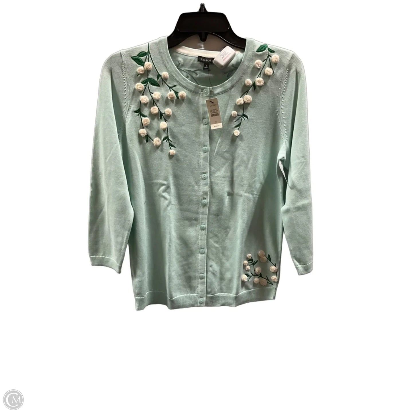 Cardigan By Talbots In Aqua, Size: S