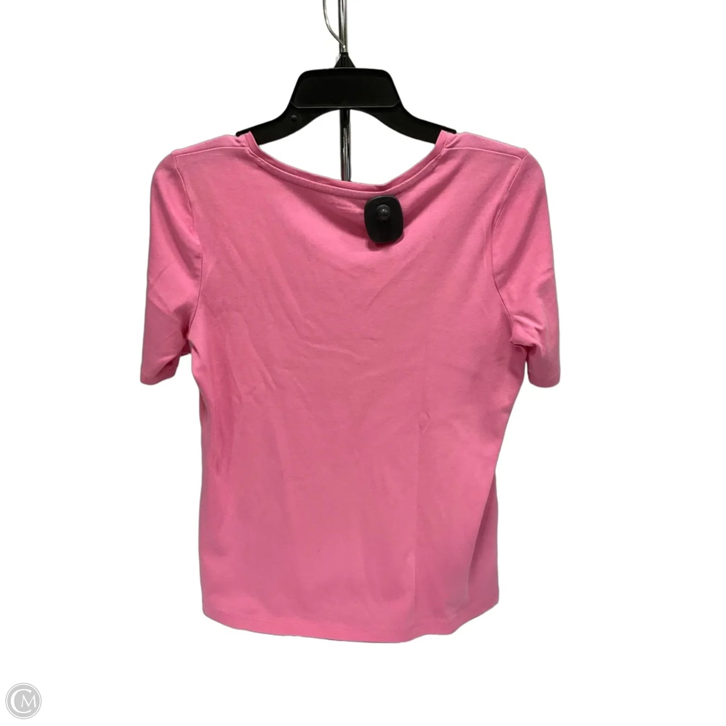 Top Short Sleeve Basic By Talbots In Pink, Size: Mp