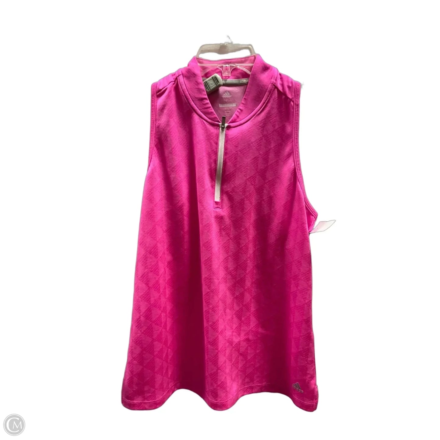 Athletic Tank Top By Adidas In Pink, Size: L