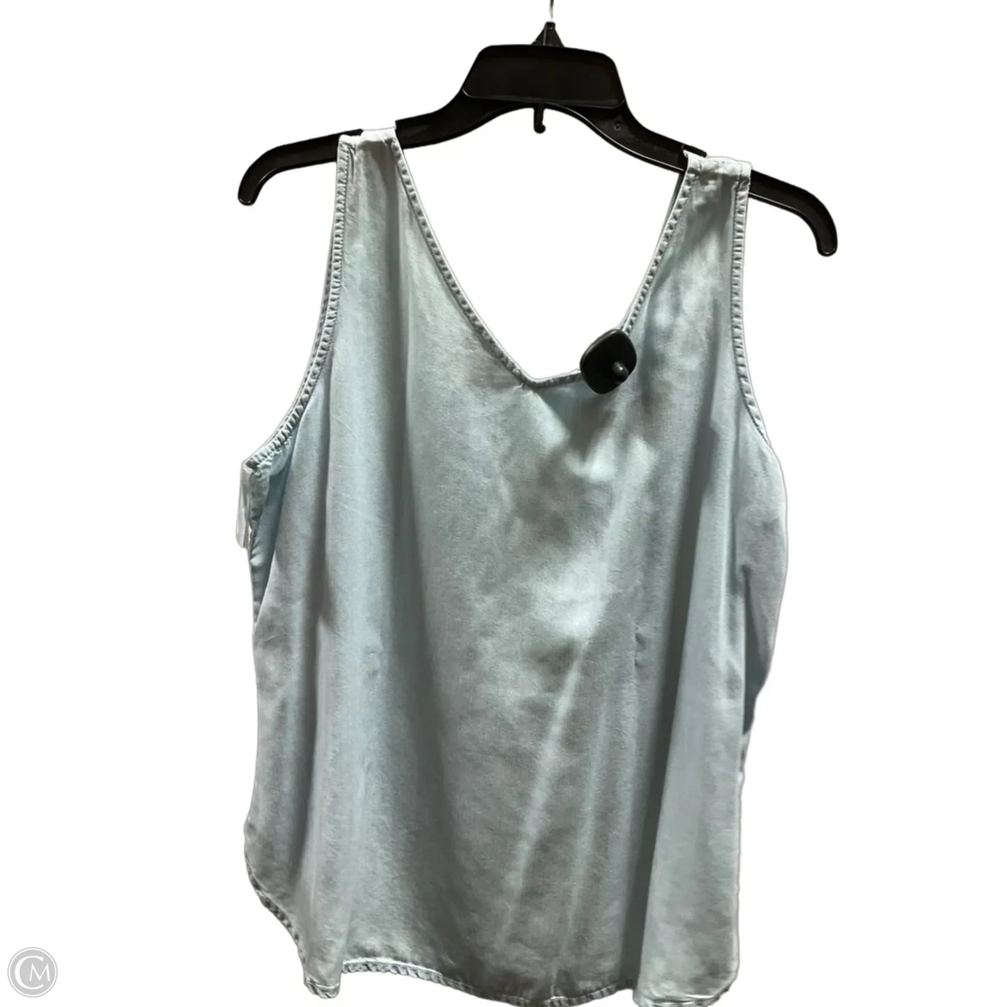 Top Sleeveless By Chicos In Blue, Size: L