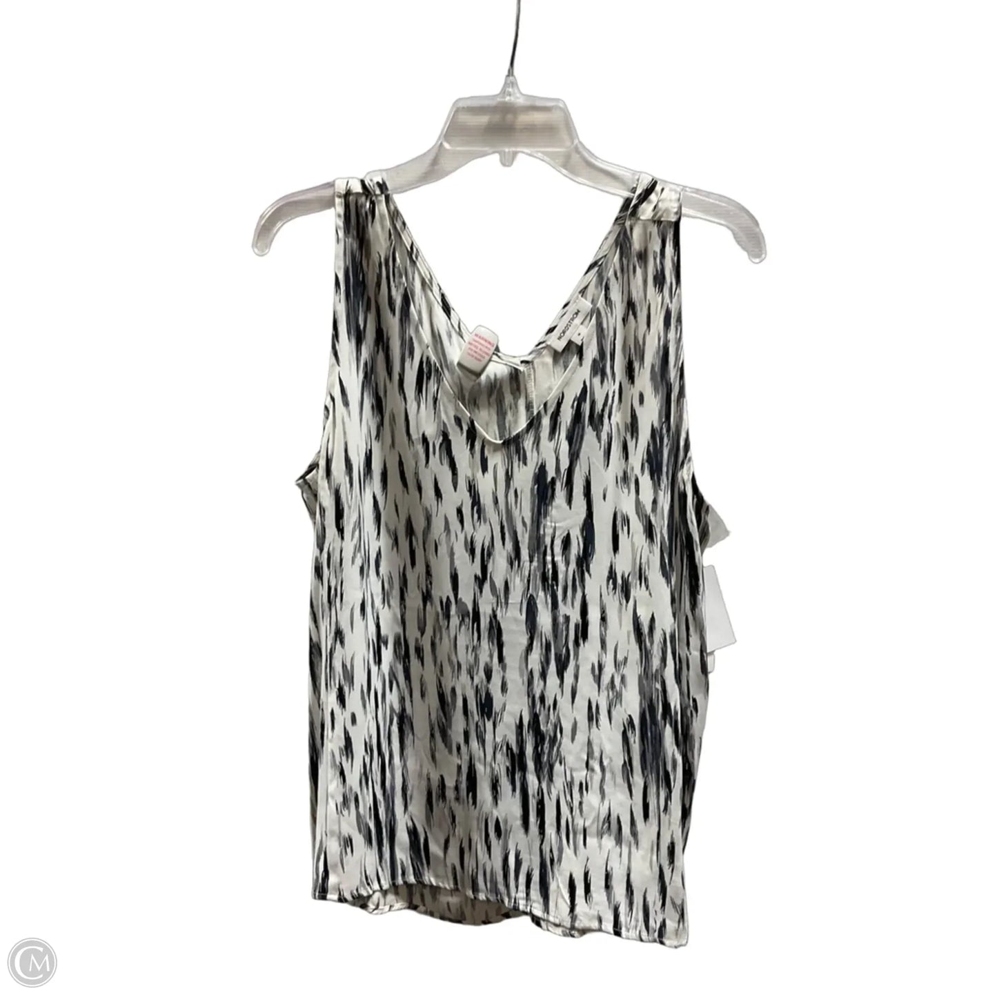 Top Sleeveless By Nordstrom In Black & White, Size: M