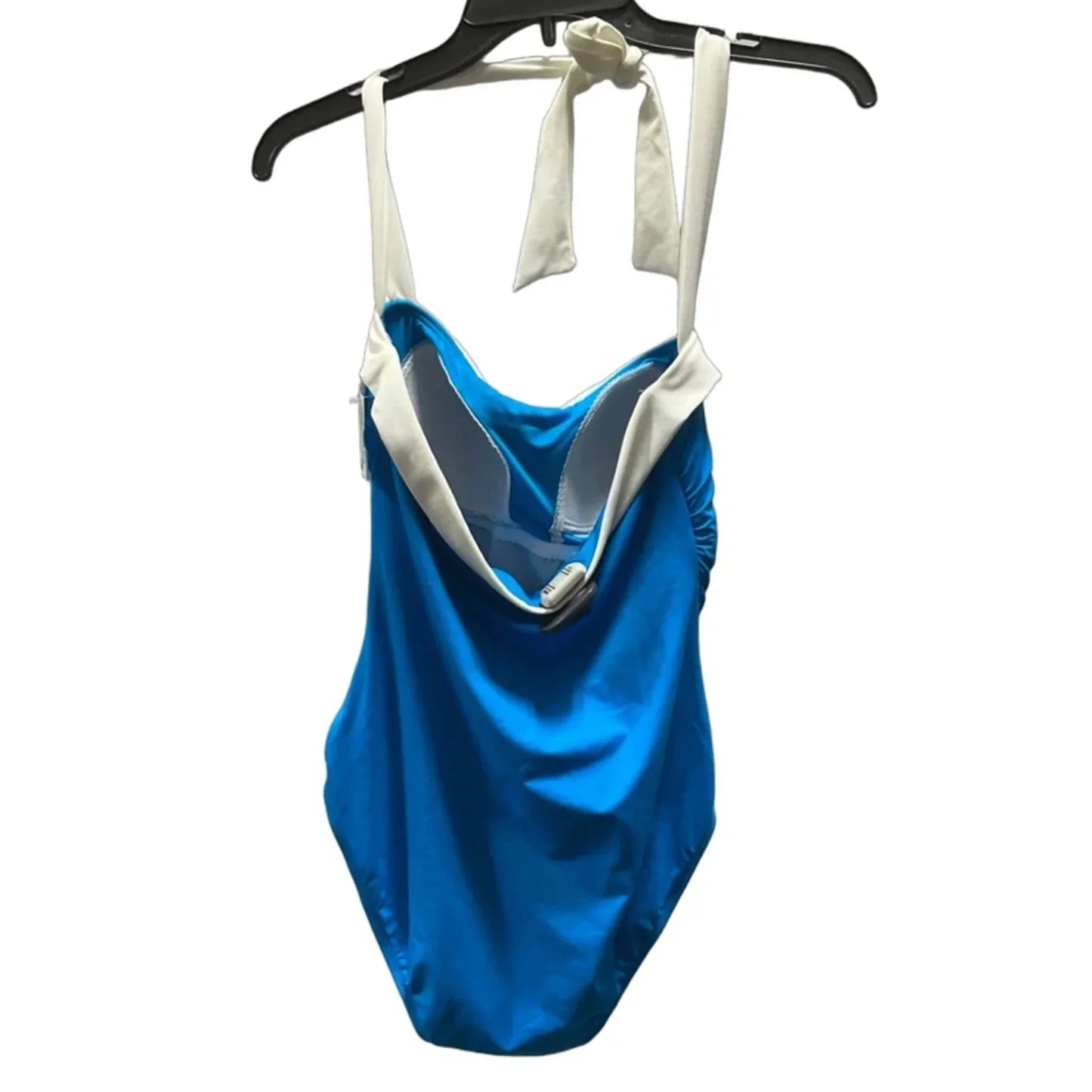 Swimsuit By Lauren By Ralph Lauren In Blue & White, Size: L