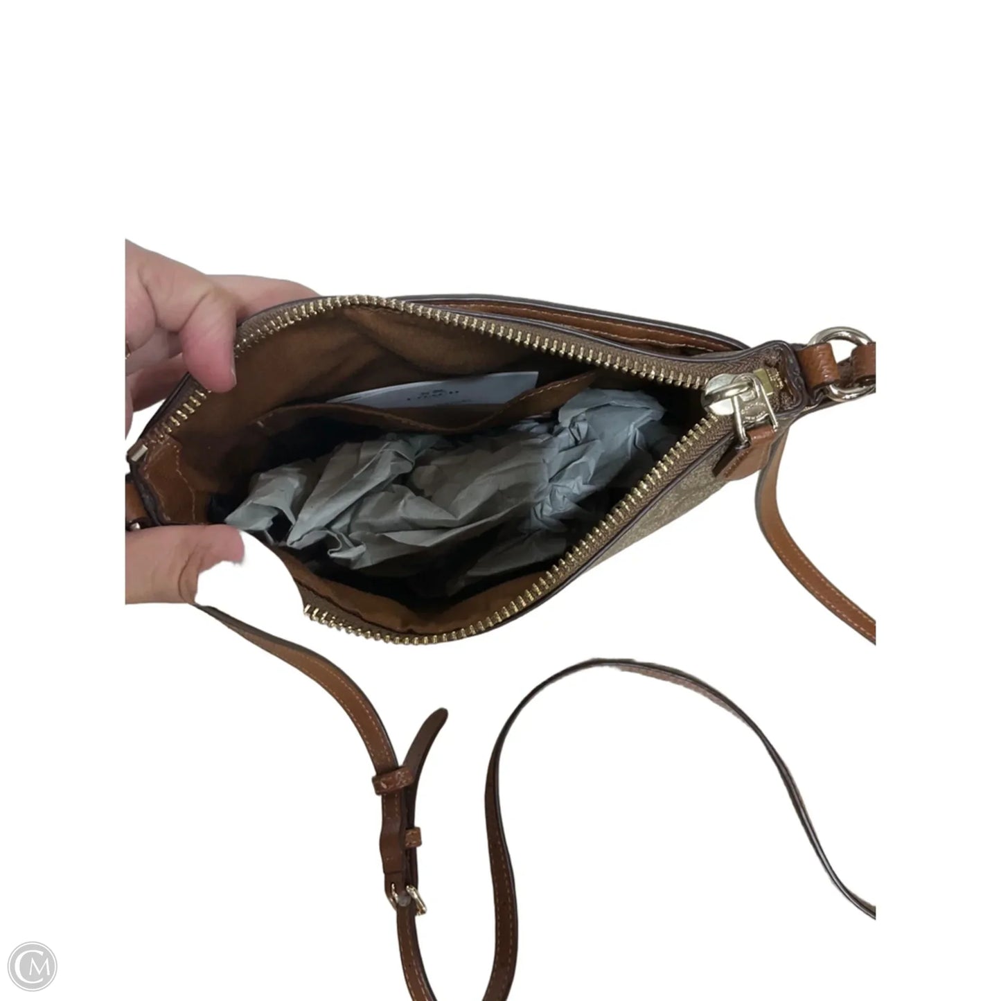 Crossbody Designer By Coach, Size: Small