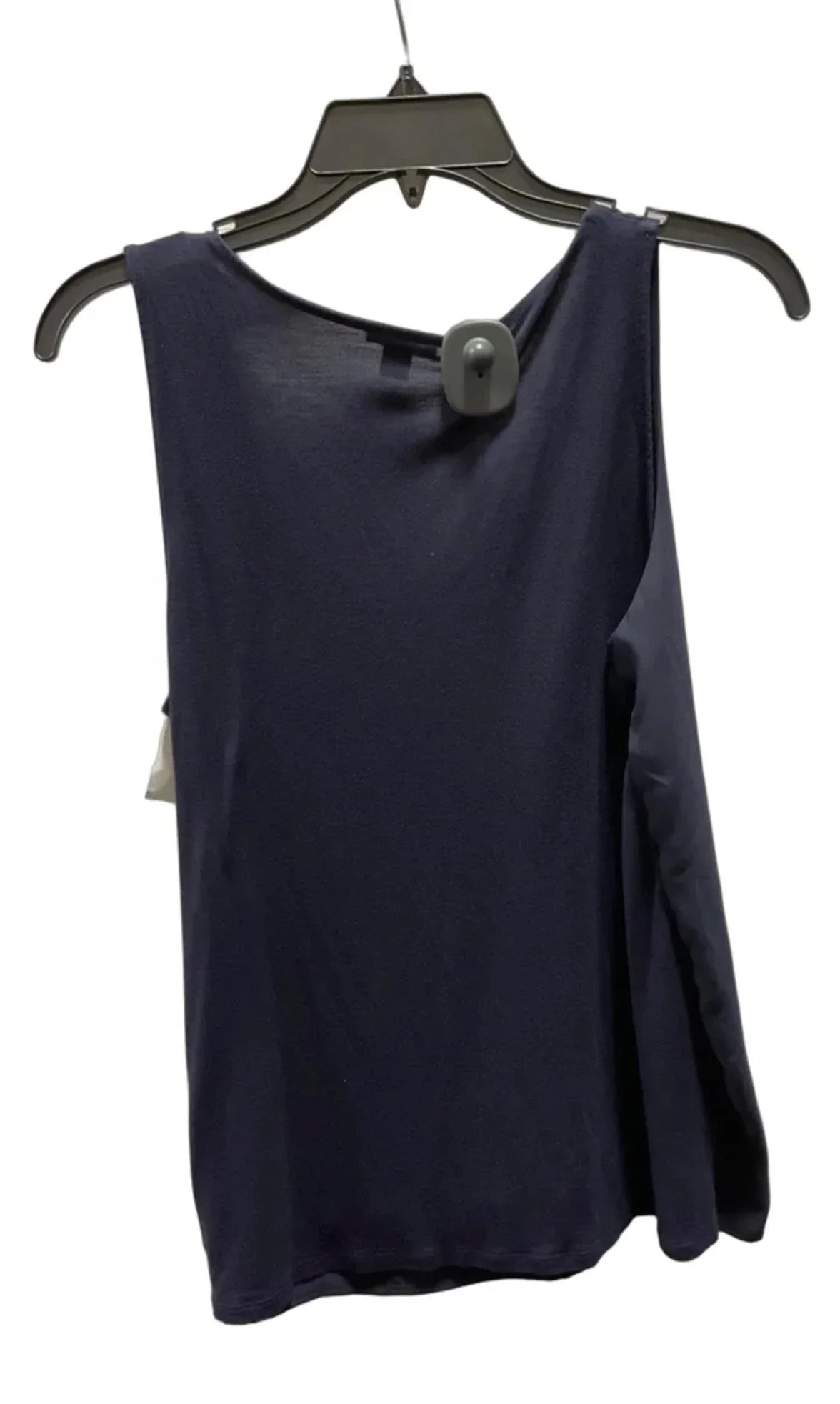 Top Sleeveless By Ann Taylor In Navy, Size: L