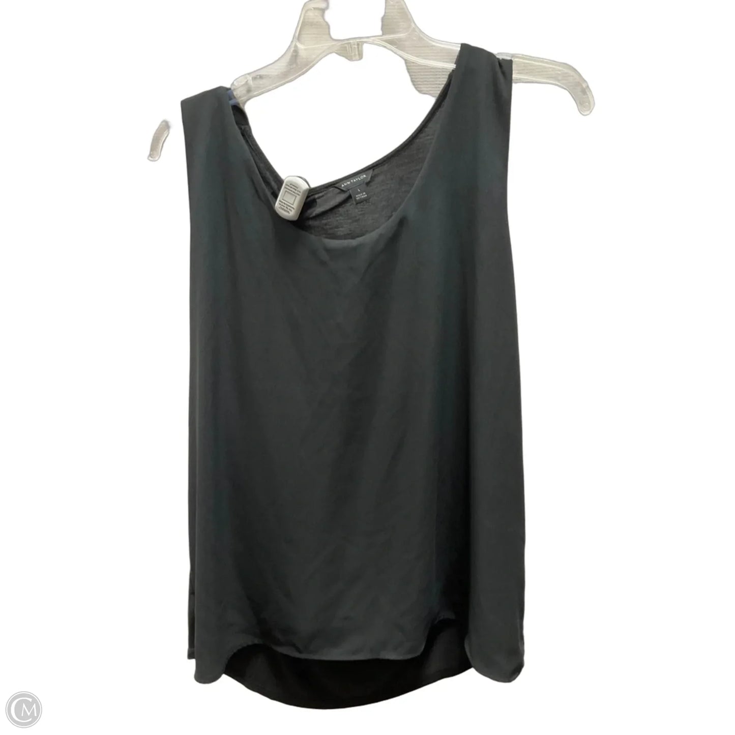 Top Sleeveless Basic By Ann Taylor In Black, Size: L