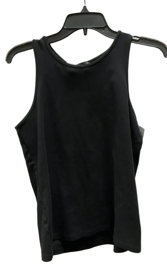 Top Sleeveless Basic By Ann Taylor In Black, Size: L