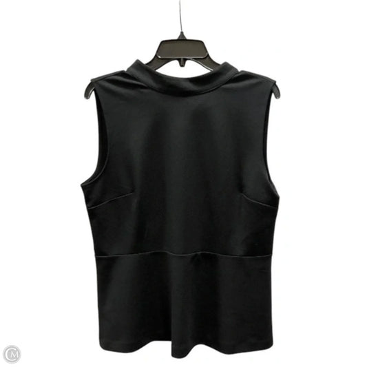 Top Sleeveless By Ann Taylor In Black, Size: L