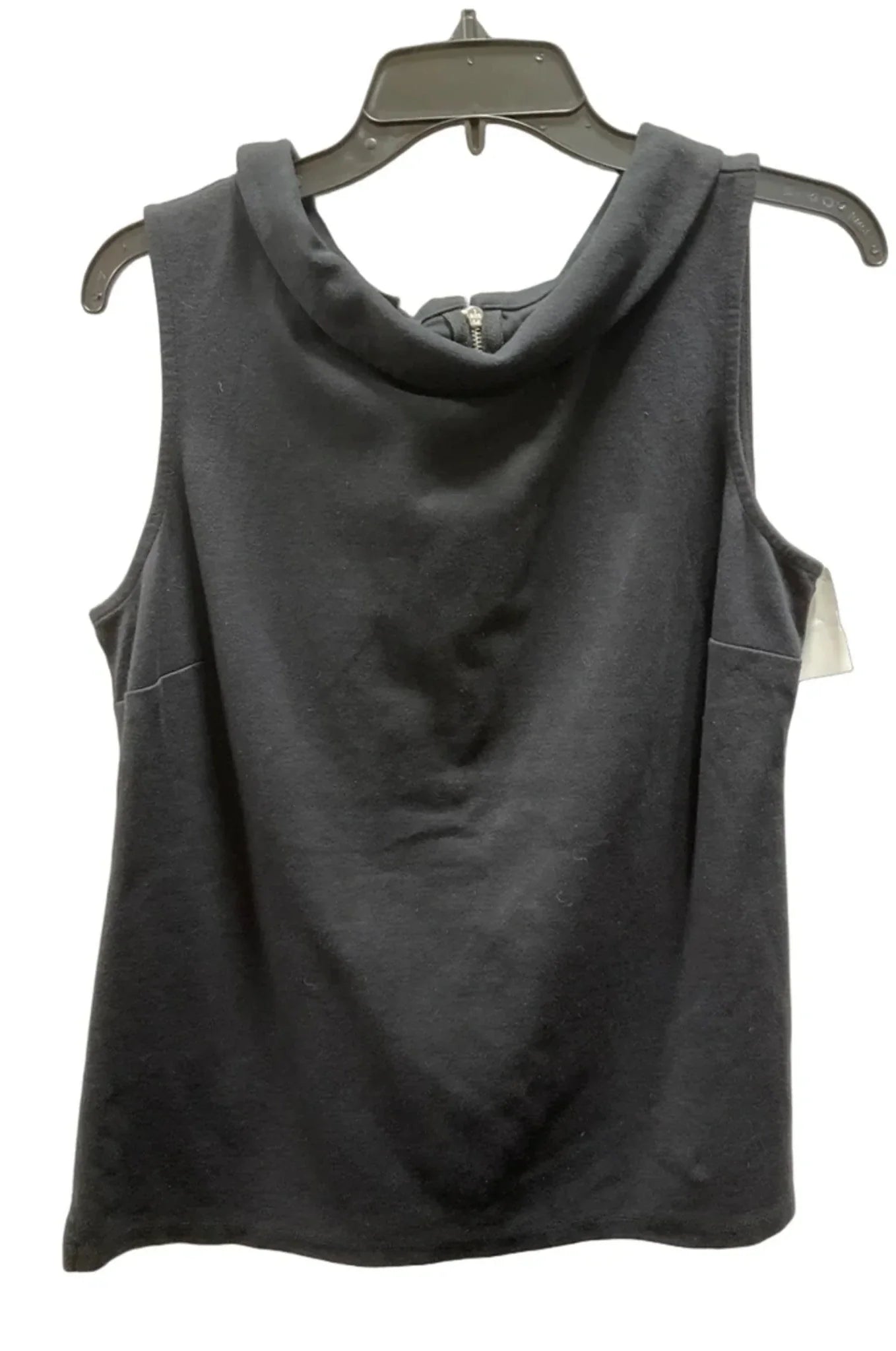 Top Sleeveless By Talbots In Black, Size: L