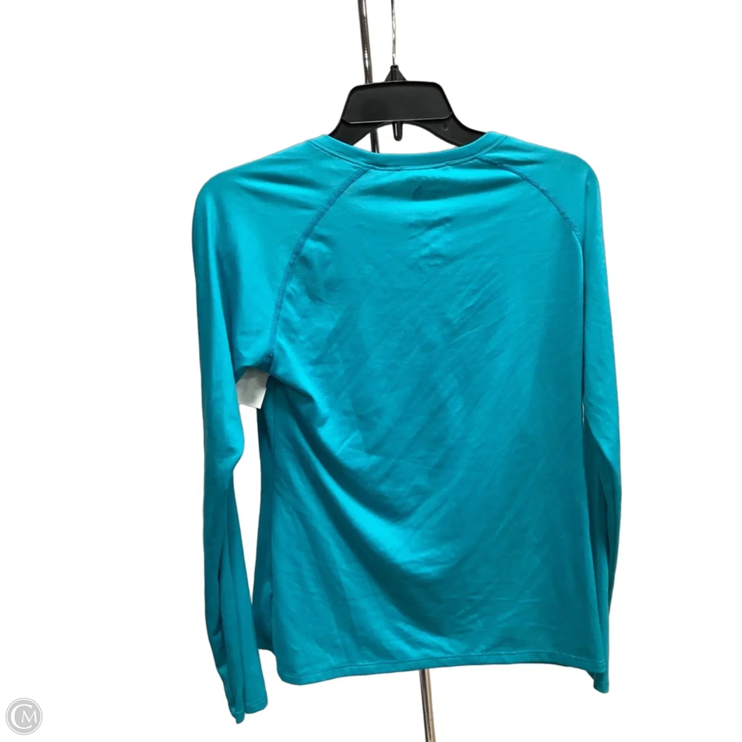 Athletic Top Long Sleeve Crewneck By The North Face In Blue, Size: M