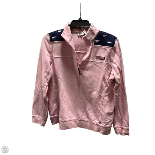 Top Long Sleeve By Vineyard Vines In Pink, Size: M
