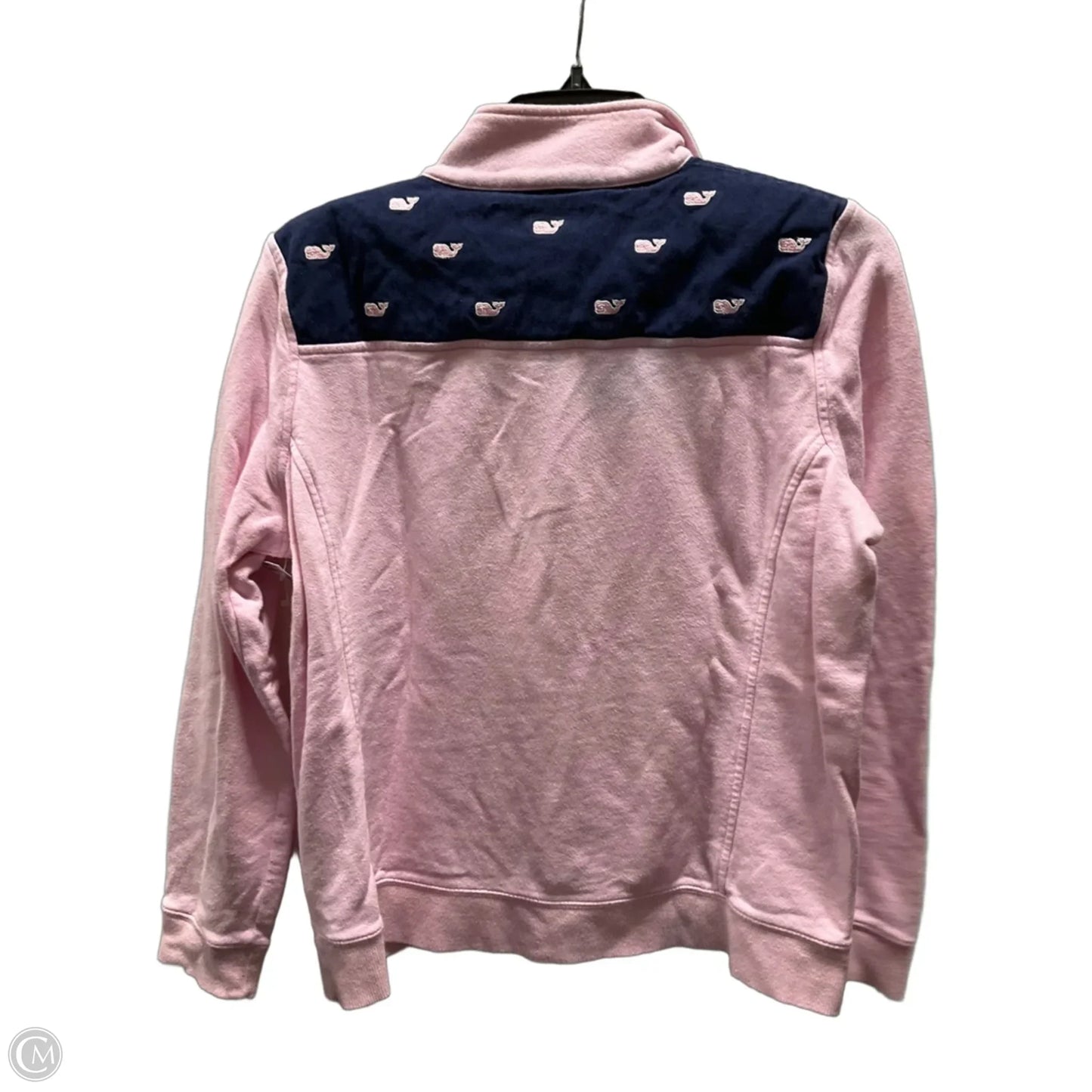 Top Long Sleeve By Vineyard Vines In Pink, Size: M