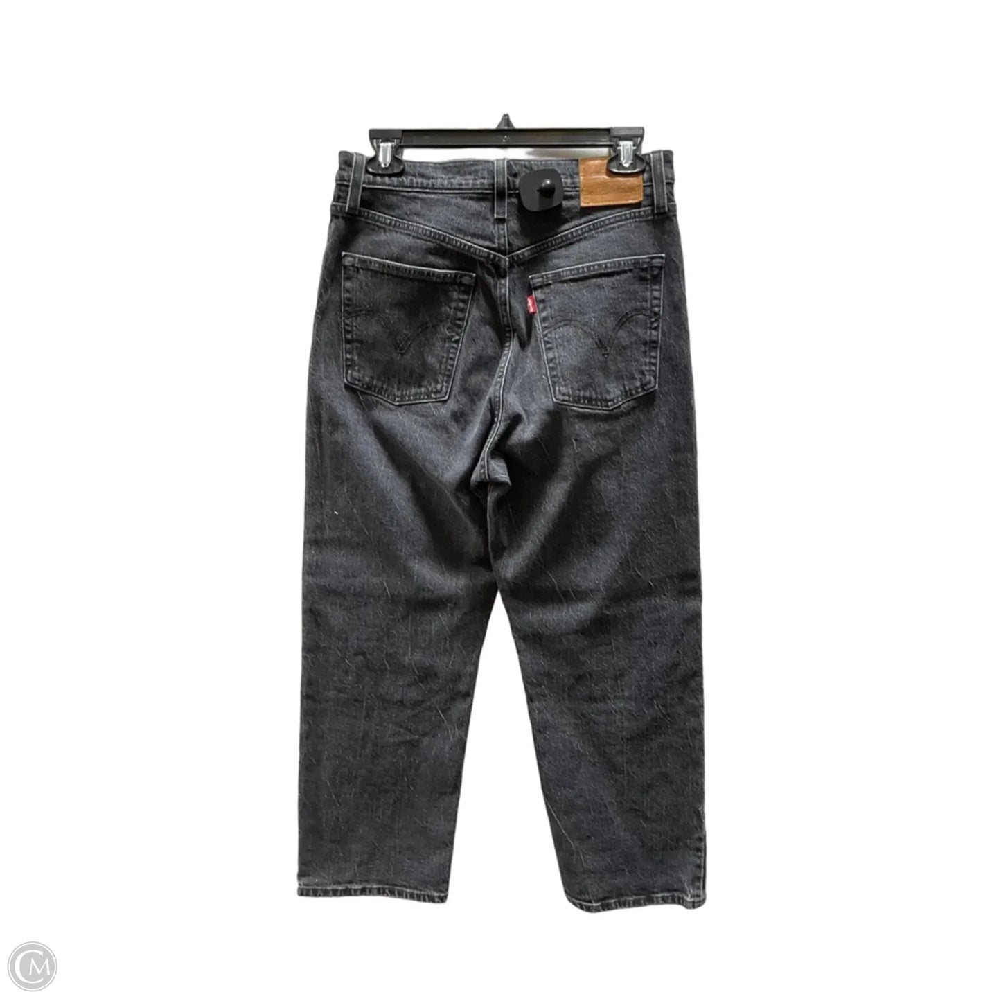 Jeans Straight By Levis In Grey Denim, Size: 6