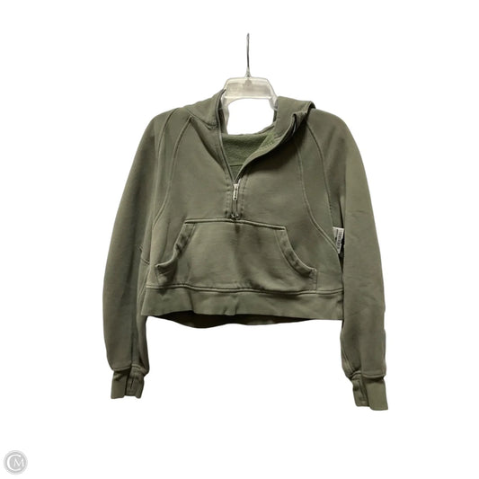 Athletic Jacket By Lululemon In Green, Size: Xs