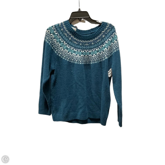 Sweater By Croft And Barrow In Teal, Size: Xl