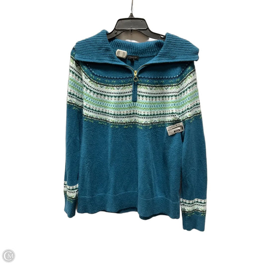 Sweater By Talbots In Multi-colored, Size: Xl