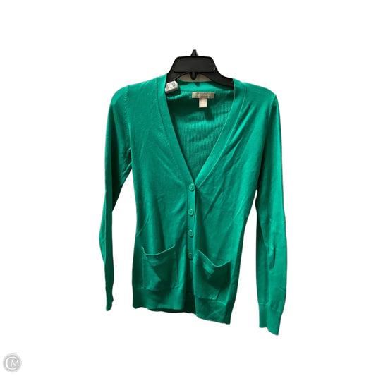 Cardigan By Banana Republic In Green, Size: Xs