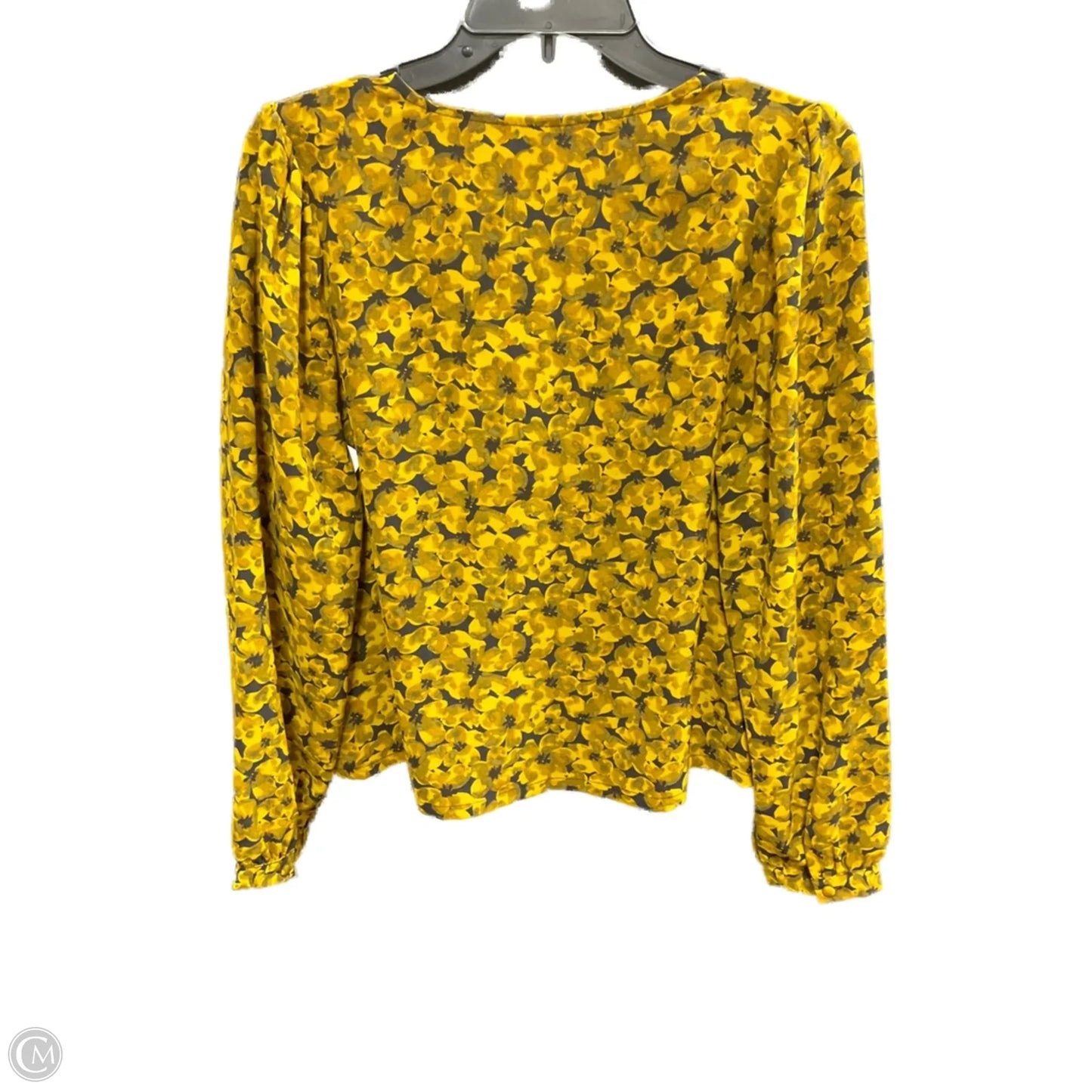 Top Long Sleeve By A New Day In Yellow, Size: M