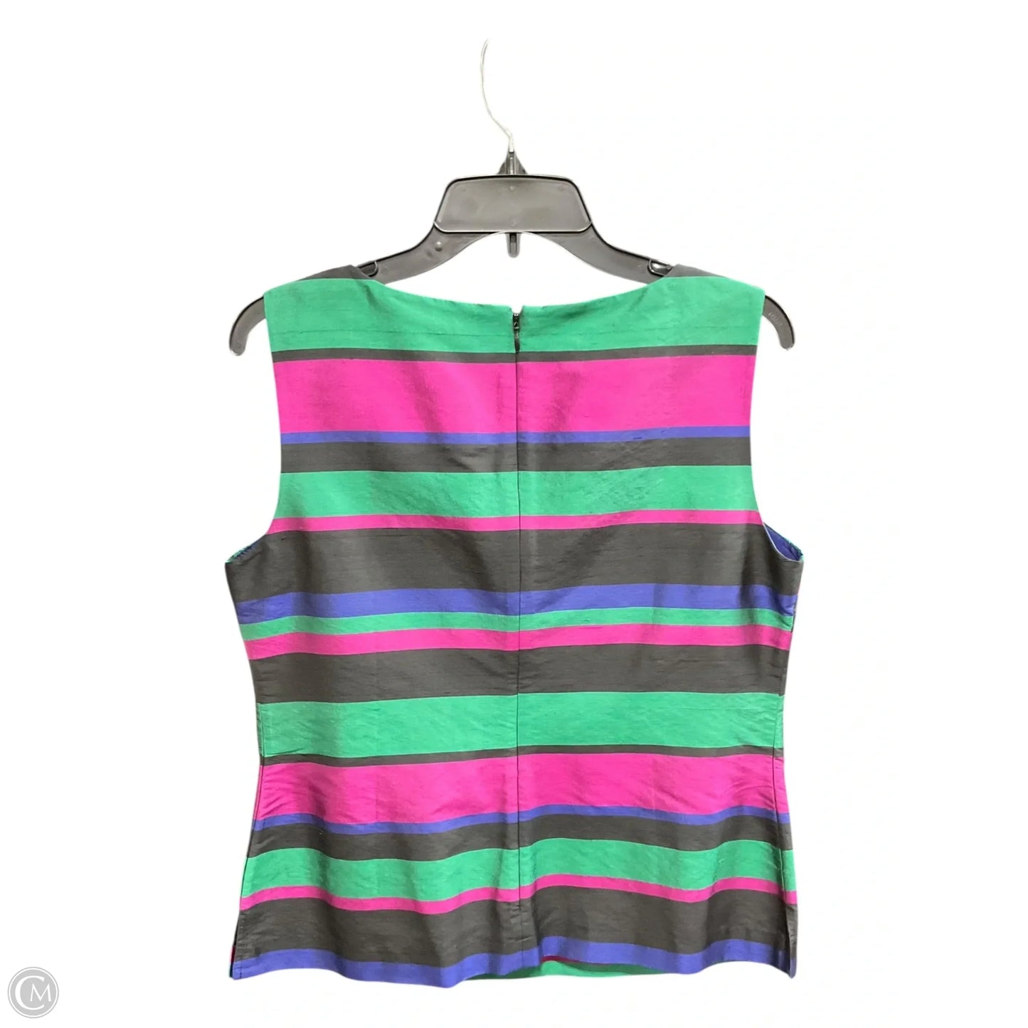 Top Sleeveless By Talbots In Striped Pattern, Size: 12