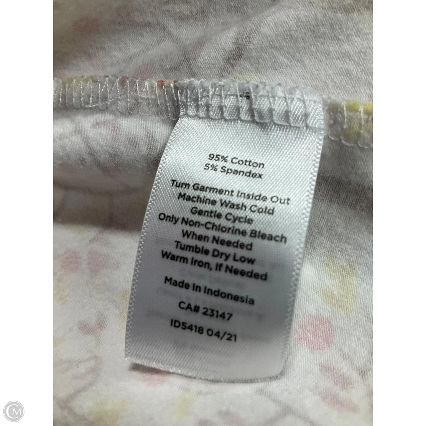 Top Long Sleeve By Talbots In Orange & Red, Size: 1x