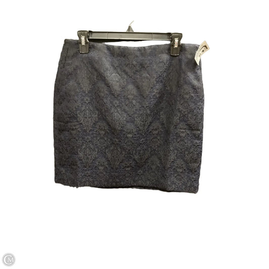 Skirt Midi By Banana Republic In Black & Blue, Size: 8