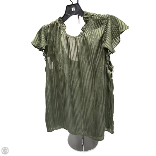 Top Short Sleeve By Ophelia Roe In Green, Size: M