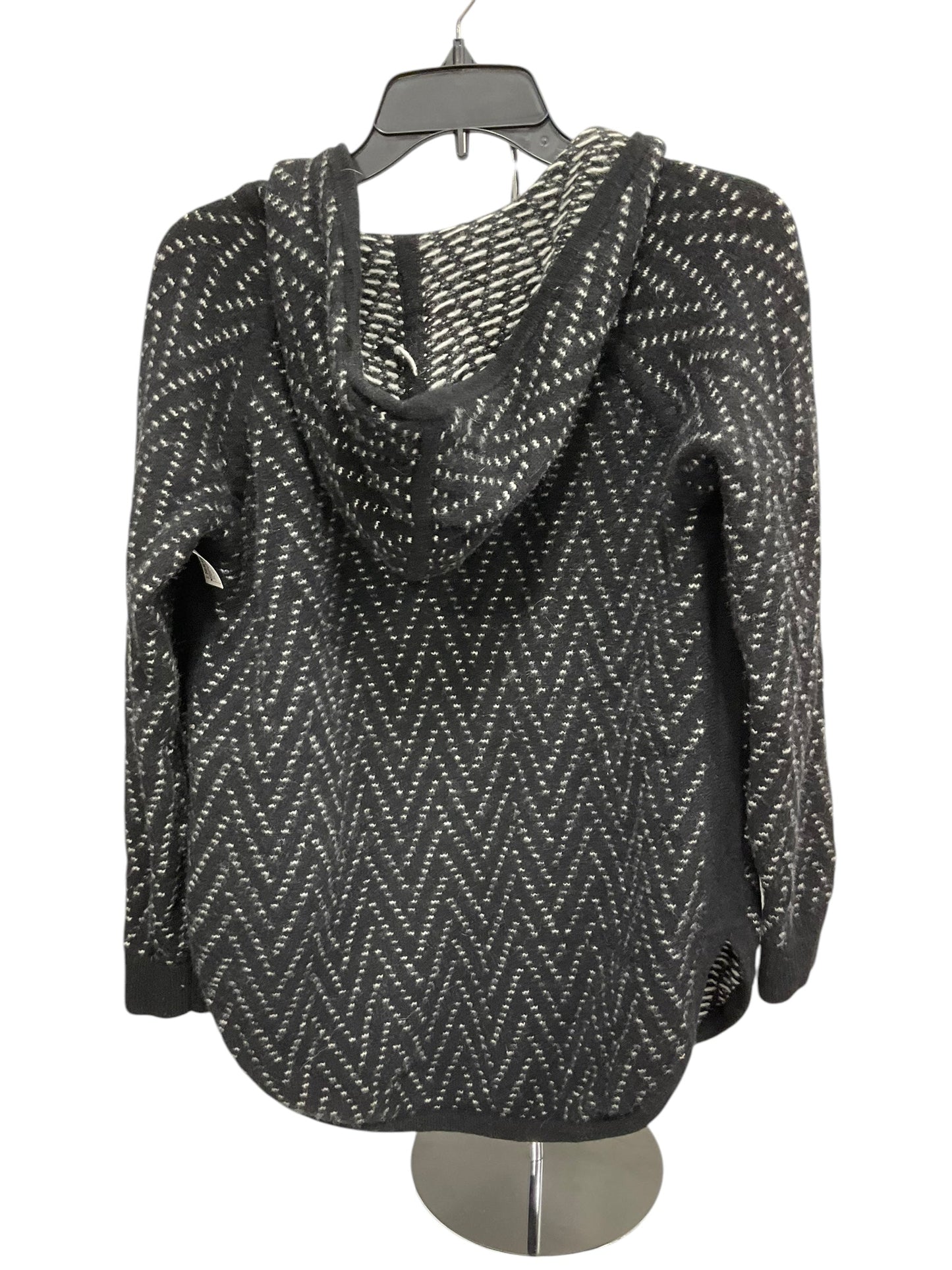 Sweater Cardigan By Madewell In Black & White, Size: Xs