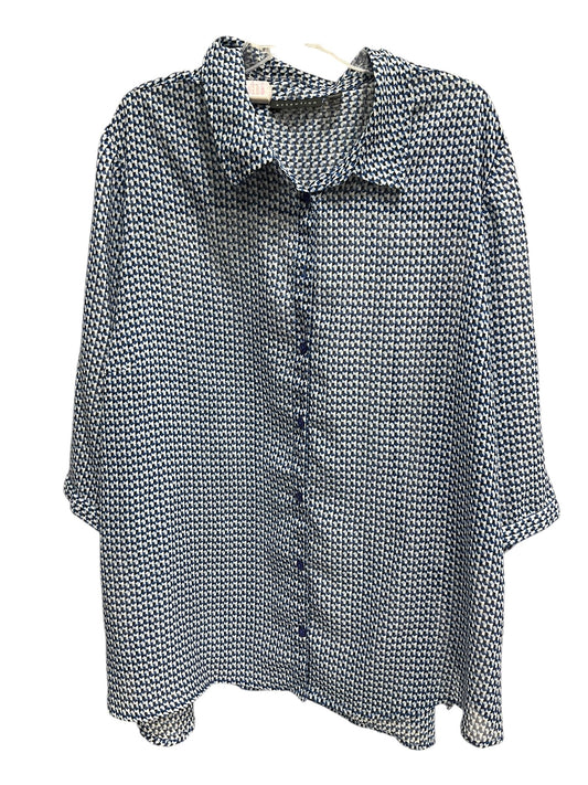 Top Long Sleeve By Attention  Size: 4x