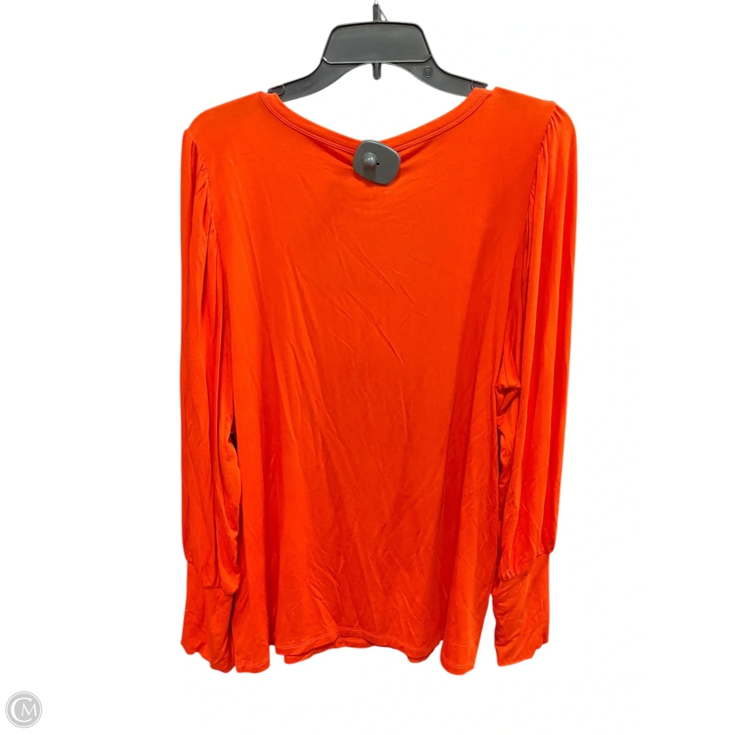 Top Long Sleeve By Torrid In Orange, Size: 1x