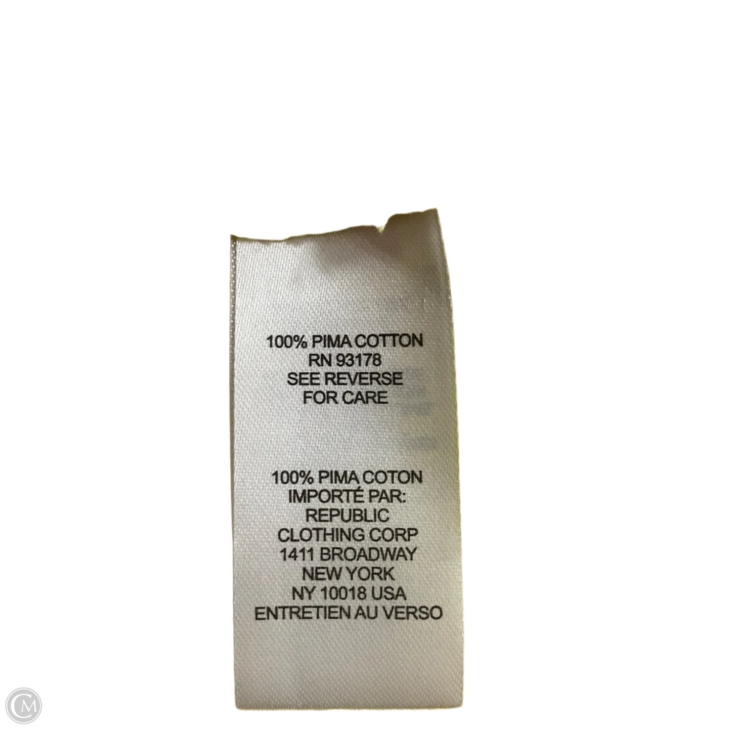 Top Short Sleeve By Clothes Mentor In Yellow, Size: Xs