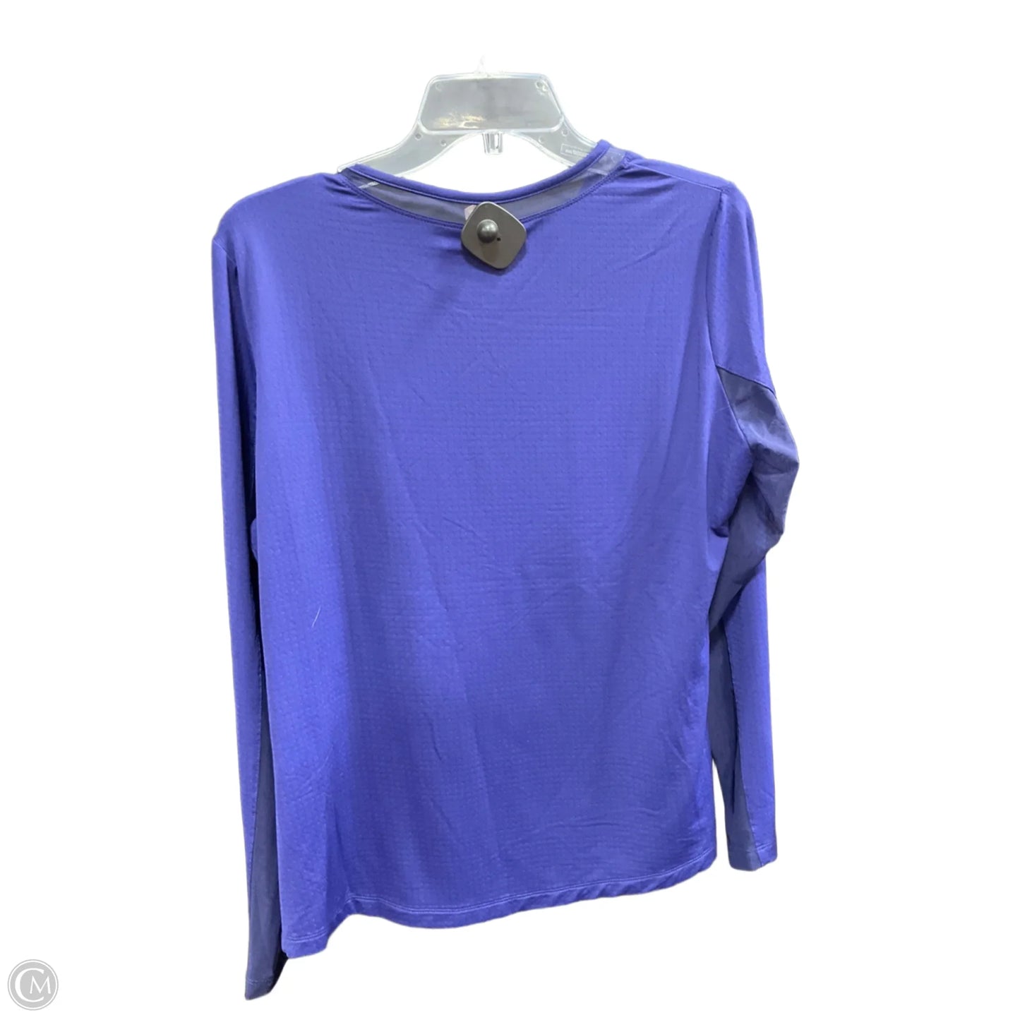 Athletic Top Long Sleeve Crewneck By Clothes Mentor In Blue, Size: L