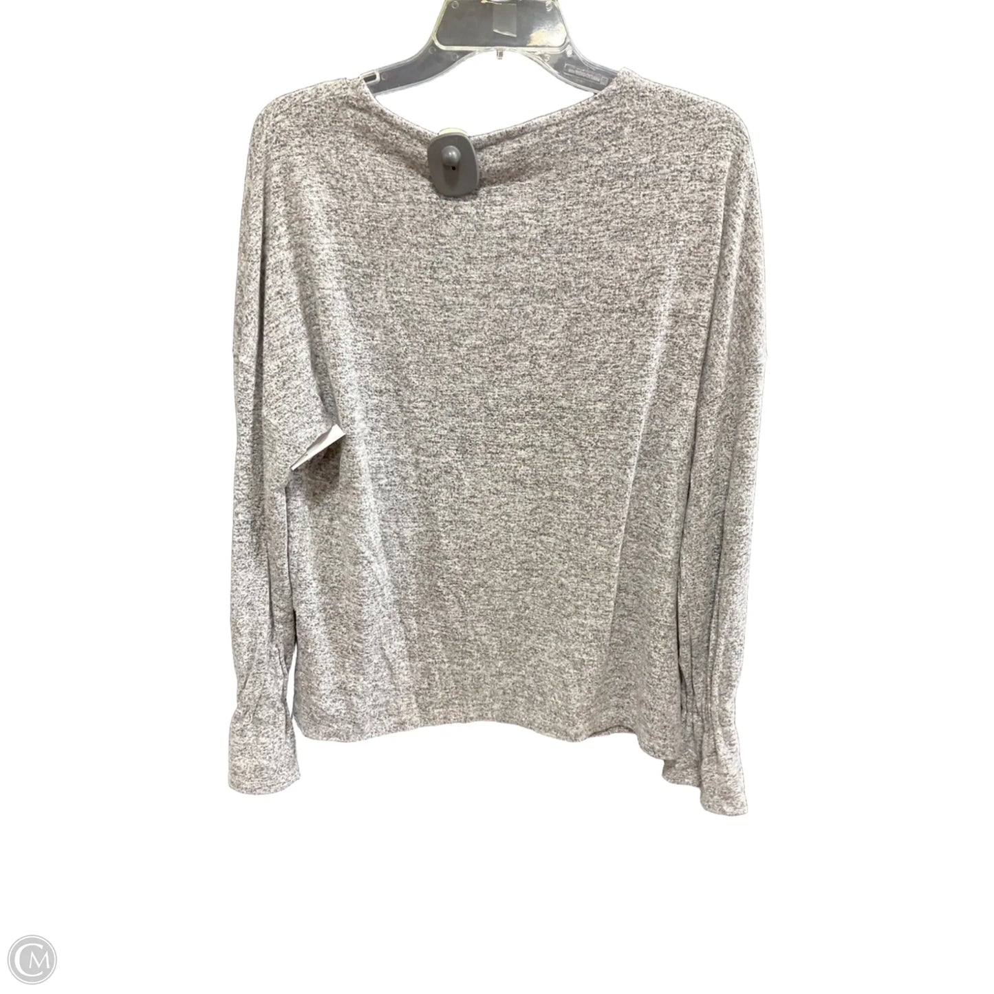 Top Long Sleeve By Lucky Brand In Grey, Size: M