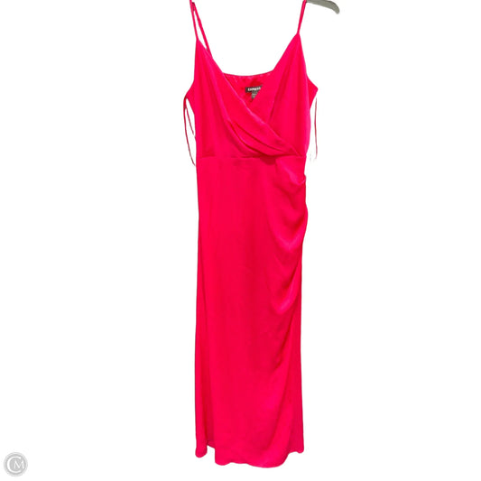 Dress Casual Maxi By Express In Pink, Size: S