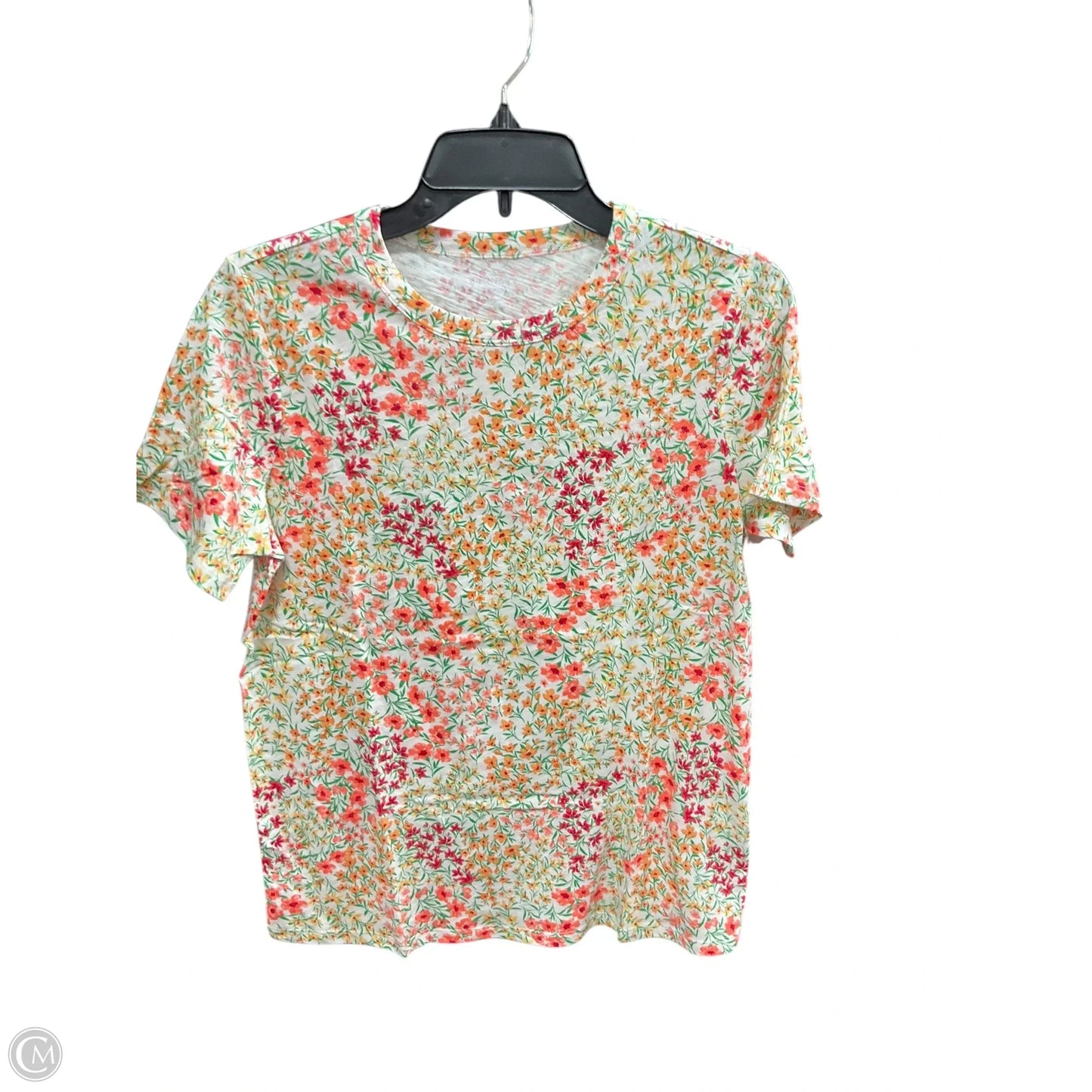 Top Short Sleeve By Old Navy In Floral Print, Size: S