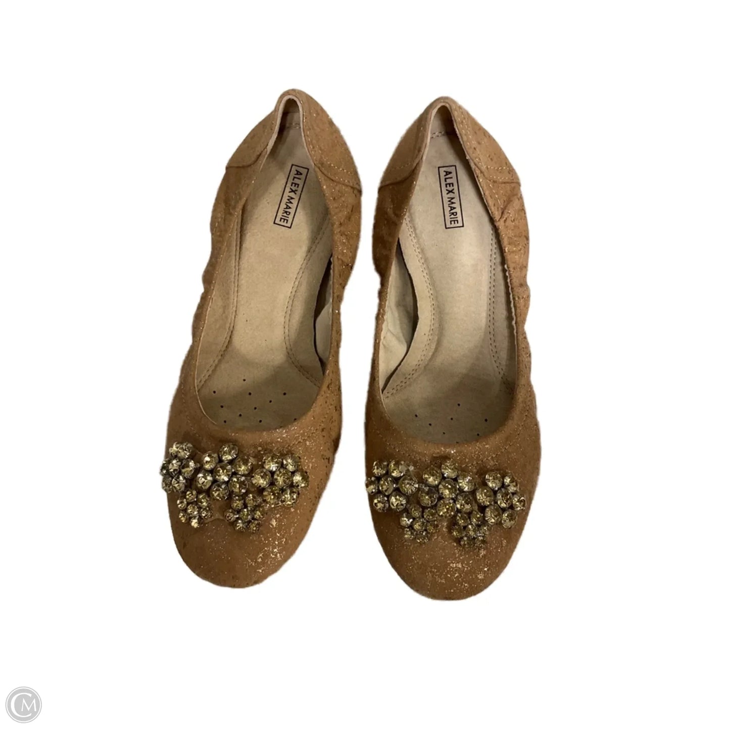 Shoes Flats By Alex Marie In Beige, Size: 7.5